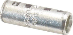 Thomas & Betts - 2 AWG Compatible, Noninsulated, Crimp-On Butt Splice Terminal - 2 Wire Entries, Copper Contacts, Tin Contact Plating, 1-1/4" OAL, Brown - Exact Tool & Supply