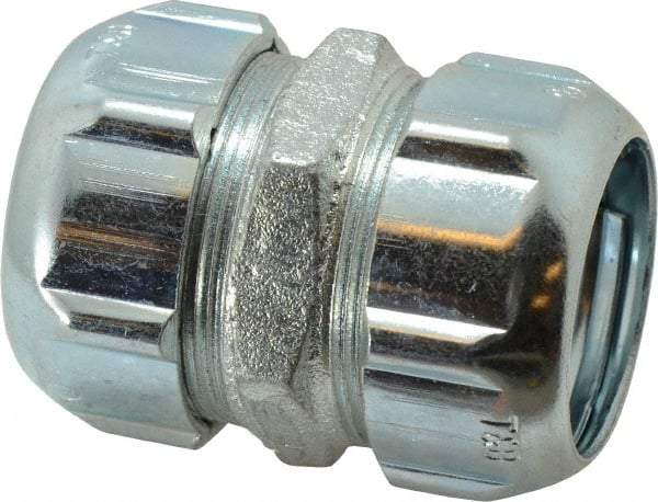Thomas & Betts - 1" Trade, Malleable Iron Compression Rigid/Intermediate (IMC) Conduit Coupling - Noninsulated - Exact Tool & Supply