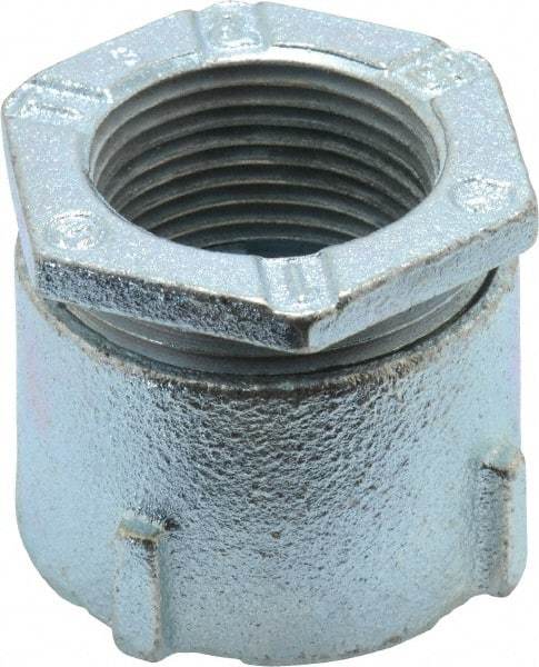 Thomas & Betts - 1" Trade, Malleable Iron Threaded Rigid/Intermediate (IMC) Conduit Coupling - Noninsulated - Exact Tool & Supply
