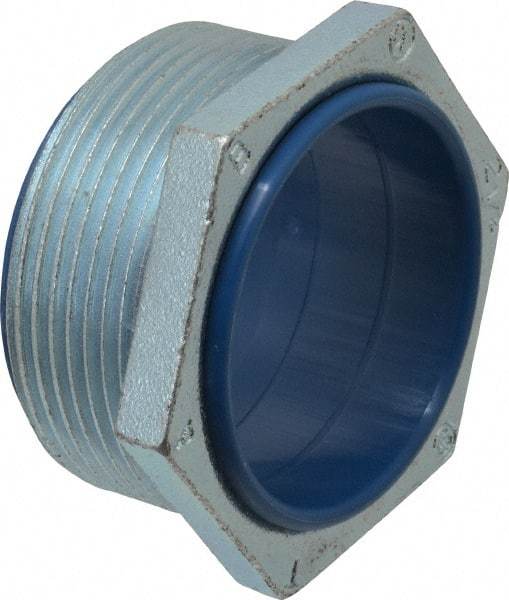 Thomas & Betts - 2-1/2" Trade, Malleable Iron Threaded Rigid/Intermediate (IMC) Conduit Nipple - Insulated - Exact Tool & Supply
