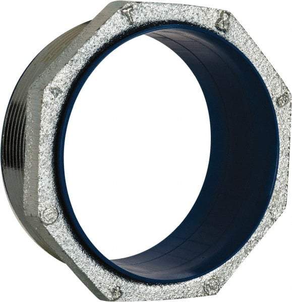 Thomas & Betts - 4" Trade, Malleable Iron Threaded Rigid/Intermediate (IMC) Conduit Nipple - Insulated - Exact Tool & Supply