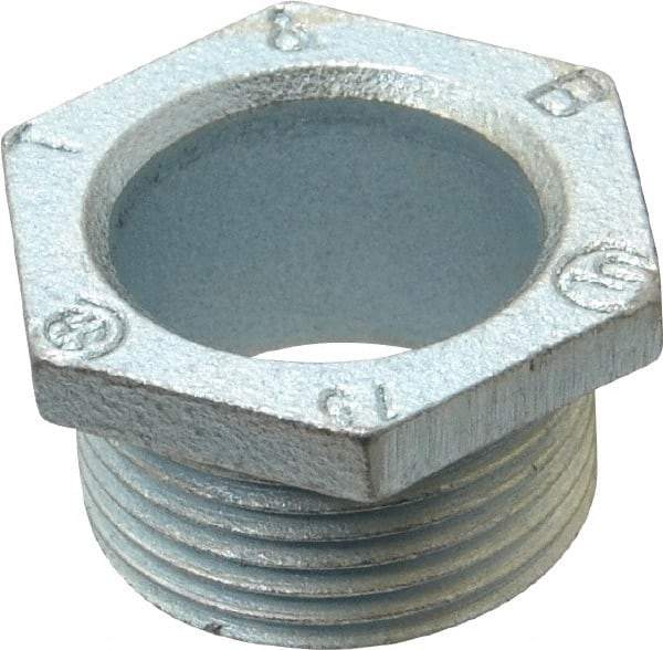 Thomas & Betts - 1" Trade, Malleable Iron Threaded Rigid/Intermediate (IMC) Conduit Nipple - Noninsulated - Exact Tool & Supply