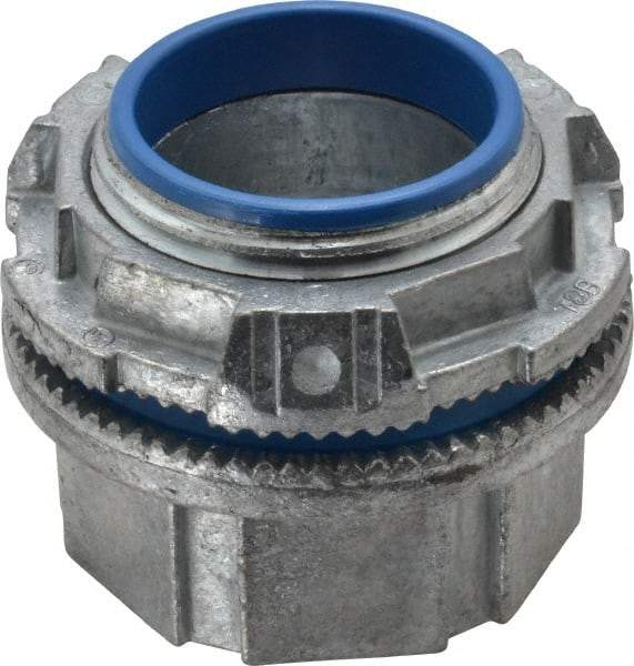 Thomas & Betts - 1-1/4" Trade, Zinc Threaded Rigid/Intermediate (IMC) Conduit Hub - Partially Insulated - Exact Tool & Supply