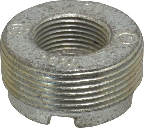 Thomas & Betts - 1-1/2 - 3/4" Trade, Malleable Iron Threaded Rigid/Intermediate (IMC) Conduit Reducer - Noninsulated - Exact Tool & Supply