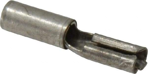 Thomas & Betts - 16 to 14 AWG, Noninsulated, Female Wire Disconnect - 0.11 Inch Wide Tab, Blue, RoHS Compliant, UL 94 V-0 - Exact Tool & Supply