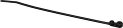 Thomas & Betts - 7.8" Long Black Nylon Mountable Cable Tie - 50 Lb Tensile Strength, 1.4mm Thick, 3-3/8" Max Bundle Diam - Exact Tool & Supply