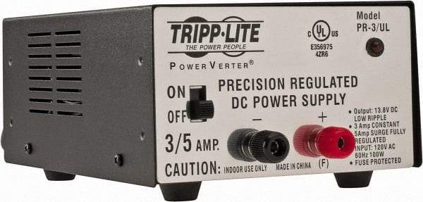 Tripp-Lite - 30 Watt, 3 Amp, 120 VAC Input, 13.8 VDC Output, Power Supply - Exact Tool & Supply