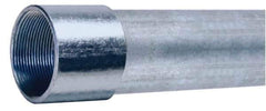 Made in USA - 2" Trade Size, 10' Long, Rigid Conduit - Steel, 2" ID - Exact Tool & Supply