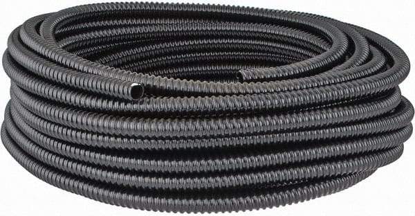 Thomas & Betts - 1/2" Trade Size, 100' Long, Flexible Liquidtight Conduit - PVC, 0.627" ID, Black - Exact Tool & Supply