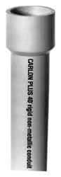 Thomas & Betts - 1" Trade Size, 100' Long, Rigid Conduit - PVC, 1" ID, Gray - Exact Tool & Supply