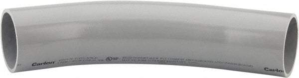 Thomas & Betts - 4" Trade, PVC Glued Angled Rigid Conduit Elbow - Insulated - Exact Tool & Supply
