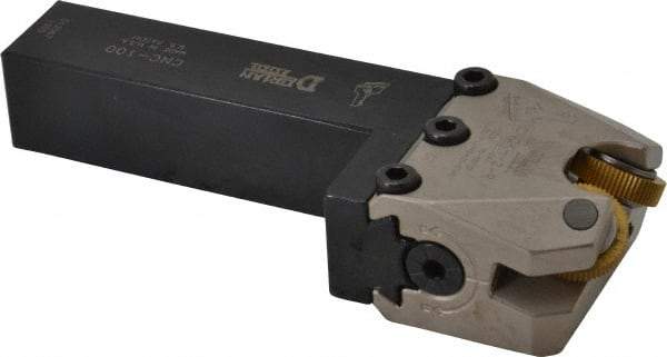 Dorian Tool - 3/4 to 5 Inch Capacity, 1 Inch Wide x 6-3/4 Inch Long Shank, Cut Knurler - 2 Knurls Required, Includes Knurl Wheels, Straight Knurl Pattern, Series R - Exact Tool & Supply