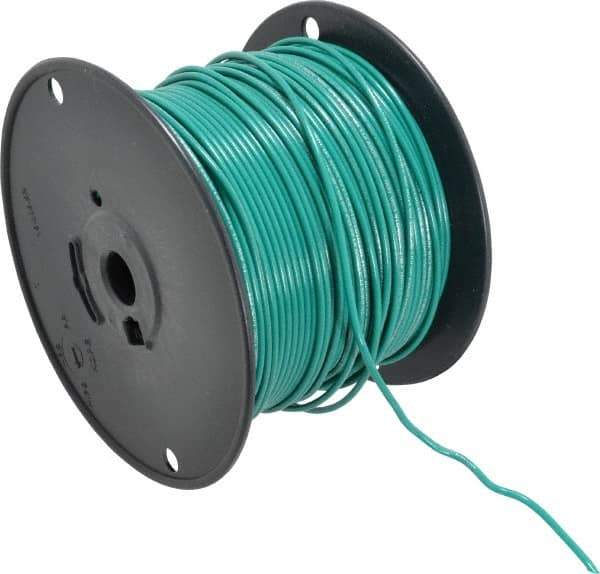 Southwire - 16 AWG, 26 Strand, Green Machine Tool Wire - PVC, Acid, Moisture and Oil Resistant, 500 Ft. Long - Exact Tool & Supply