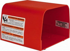 LINEMASTER - 6 Inch Long x 6 Inch Wide x 4-1/2 Inch High, Foot Switch Guard - For Use with Single Pedal Foot Switches - Exact Tool & Supply