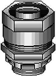 Thomas & Betts - 4" Trade, Steel Threaded Straight Liquidtight Conduit Connector - Noninsulated - Exact Tool & Supply