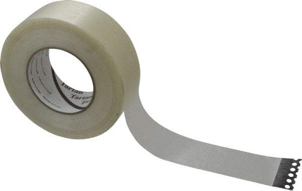 3M - 2" x 110 Yd Clear Rubber Adhesive Packaging Tape - Polypropylene Film Backing, 4 mil Thick, 100 Lb Tensile Strength, Series 8934 - Exact Tool & Supply