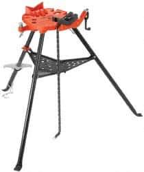 Ridgid - 1/8" to 12" Pipe Capacity, Portable Tristand Chain Vise - Exact Tool & Supply
