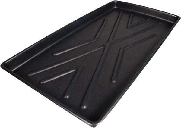 UltraTech - 16 Gal Sump, Polyethylene Containment Unit - 46" Long x 31" Wide x 6" High - Exact Tool & Supply
