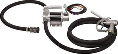 PRO-LUBE - 12 GPM, 3/4" Hose Diam, Kerosene & Diesel Pump - Aluminum Die Cast Pump, 3/4" Inlet, 3/4" Outlet, 12 VDC, 13' Hose Length, 1/4 hp - Exact Tool & Supply