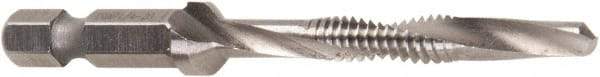 Greenlee - 1/4-20, 3" Overall Length, 2" Drill Length, High Speed Steel Combination Drill and Tap Set - 2 Flutes, 1 Piece Set - Exact Tool & Supply