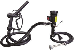 PRO-LUBE - 9.25 GPM, 3/4" Hose Diam, Pump - Stainless Steel Pump, 3/4" Inlet, 3/4" Outlet, 12 Volts, 9.84' Hose Length - Exact Tool & Supply