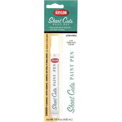 Krylon - 0.33 oz White Gloss Finish Paint Pen - Pen, Direct to Metal, 500 gL VOC Compliance - Exact Tool & Supply