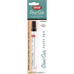 Krylon - 0.33 oz Black Gloss Finish Paint Pen - Pen, Direct to Metal, 565 gL VOC Compliance - Exact Tool & Supply