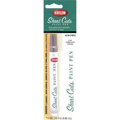 Krylon - 0.33 oz Chrome Metallic Finish Paint Pen - Pen, Direct to Metal, 742 gL VOC Compliance - Exact Tool & Supply