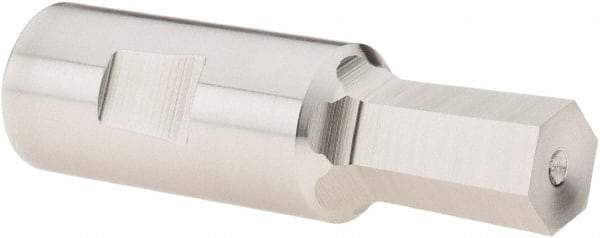 Hassay-Savage - 5/16" Hexagon Rotary Broach - 1/2" Depth of Cut, 1/2" Shank - Exact Tool & Supply