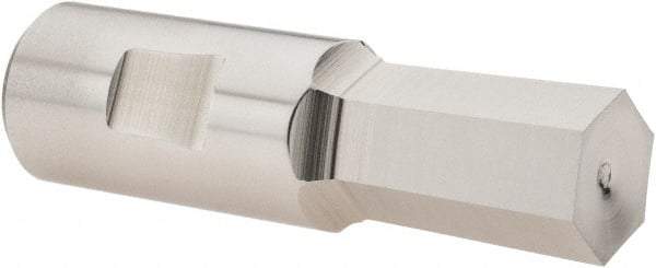 Hassay-Savage - 3/8" Hexagon Rotary Broach - 9/16" Depth of Cut, 1/2" Shank - Exact Tool & Supply