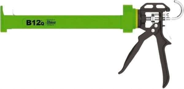 Albion Engineering - 32 oz Half Barrel Frame Manual Caulk/Adhesive Applicator - Use with Single Cartridges - Exact Tool & Supply