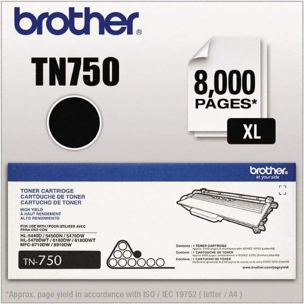 Brother - Black Toner Cartridge - Use with Brother DCP-8110DN, 8150DN, 8155DN, HL-5440D, 5450DN, 5470DW, 5470DWT, 6180DW, 6180DWT, MFC-8510DN, 8710DW, 8810DW, 8910DW, 8950DW, 8950DWT - Exact Tool & Supply