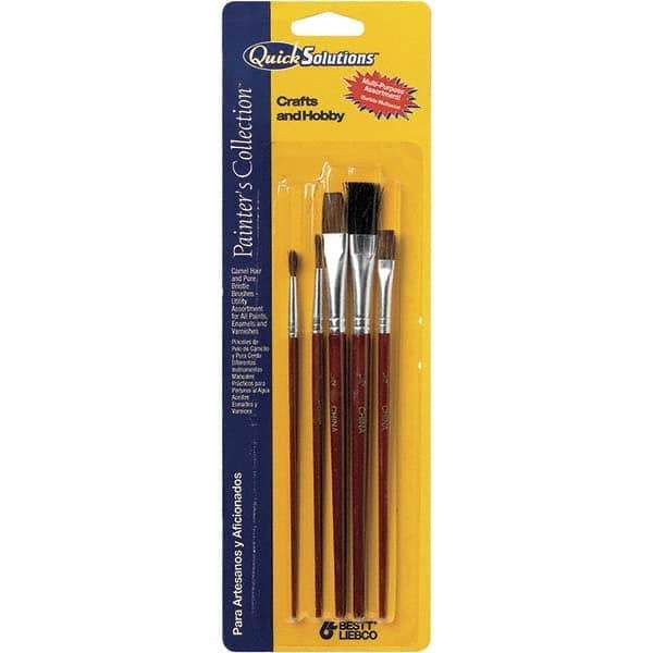 Bestt-Liebco - 1/2" Bristle & Sable Artist's Paint Brush - Exact Tool & Supply
