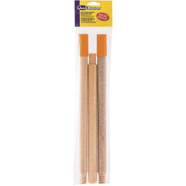 Bestt-Liebco - 1 to 3.5' Long Paint Roller Extension Pole - Wood - Exact Tool & Supply