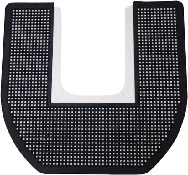 Rochester Midland Corporation - Disposable Toilet Mat - Black, Fresh Scented - Exact Tool & Supply
