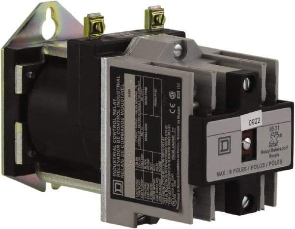 Square D - 4NO, 600 VAC Control Relay - Panel Mount - Exact Tool & Supply