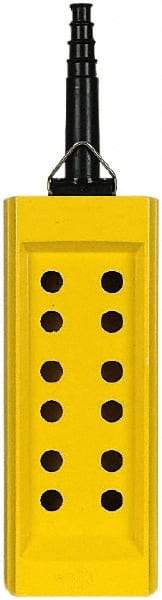 Square D - 12 Hole, Glass Reinforced Polyester Pushbutton Switch Enclosure - Exact Tool & Supply