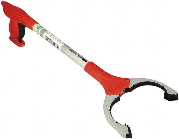 Unger - 18" Long Trash Pick Up Tool - Aluminum - Exact Tool & Supply