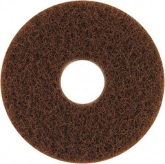 Oreck - Scrubbing Pad - 12" Machine, Brown Pad, Abrasive - Exact Tool & Supply