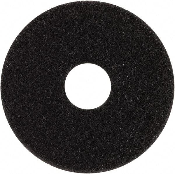 Oreck - Scrubbing Pad - 12" Machine, Black Pad, Abrasive - Exact Tool & Supply