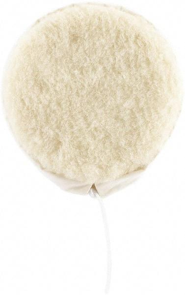 Oreck - Polishing Pad - 12" Machine, White Pad, Wool - Exact Tool & Supply