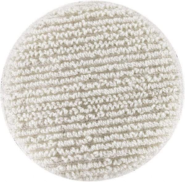 Oreck - Multipurpose Pad - 12" Machine, White Pad, Cotton - Exact Tool & Supply