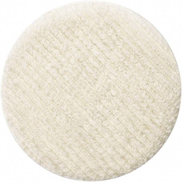 Oreck - Polishing Pad - 12" Machine, White Pad, Cotton - Exact Tool & Supply