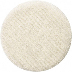 Oreck - Polishing Pad - 12" Machine, White Pad, Cotton - Exact Tool & Supply