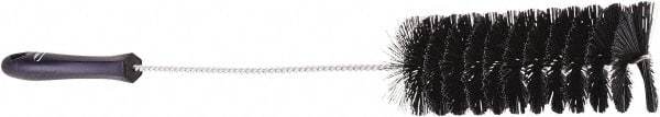 Vikan - 2.4" Diam Polyester Tube Brush - 19.4" OAL, 7.9" Head Length, Stainless Steel Handle - Exact Tool & Supply