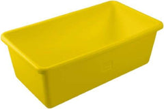 Remco - 149 Gal, 500 Lb Load Capacity Yellow Polyethylene Tote Container - Nesting, 46.8" Long x 26-1/2" Wide x 16.9" High - Exact Tool & Supply