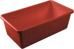 Remco - 149 Gal, 500 Lb Load Capacity Red Polyethylene Tote Container - Nesting, 46.8" Long x 26-1/2" Wide x 16.9" High - Exact Tool & Supply