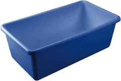 Remco - 149 Gal, 500 Lb Load Capacity Blue Polyethylene Tote Container - Nesting, 46.8" Long x 26-1/2" Wide x 16.9" High - Exact Tool & Supply