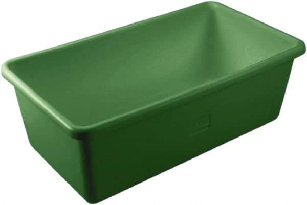 Remco - 149 Gal, 500 Lb Load Capacity Green Polyethylene Tote Container - Nesting, 46.8" Long x 26-1/2" Wide x 16.9" High - Exact Tool & Supply