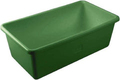 Remco - 149 Gal, 500 Lb Load Capacity Green Polyethylene Tote Container - Nesting, 46.8" Long x 26-1/2" Wide x 16.9" High - Exact Tool & Supply